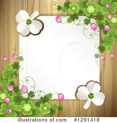Royalty-Free (RF) Clovers Clipart Illustration by merlinul - Stock Sample #1291418