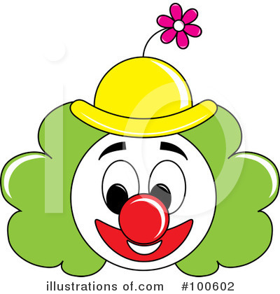 Clown Face Clipart #100602 by Pams Clipart