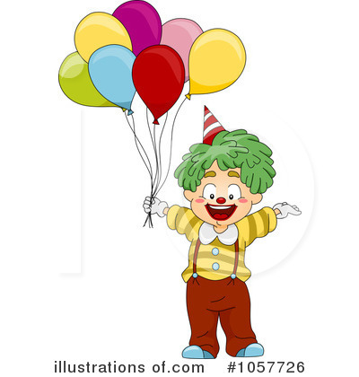 Royalty-Free (RF) Clown Clipart Illustration by BNP Design Studio - Stock Sample #1057726