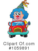 Clown Clipart #1059891 by visekart