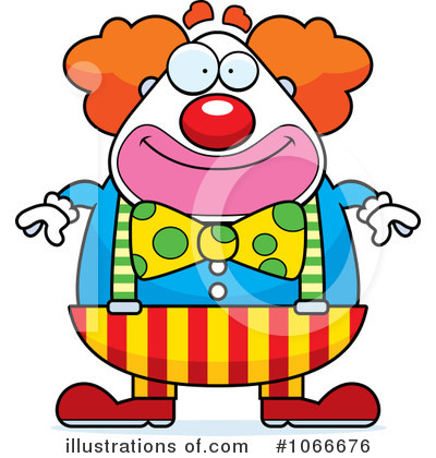 Clown Clipart #1066676 by Cory Thoman