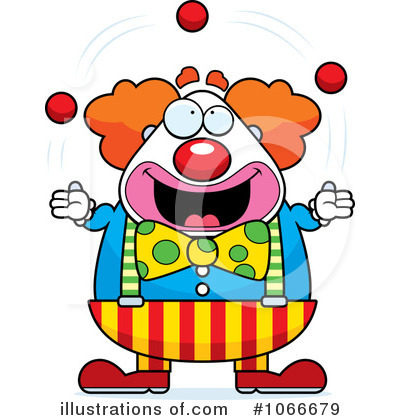 Royalty-Free (RF) Clown Clipart Illustration by Cory Thoman - Stock Sample #1066679