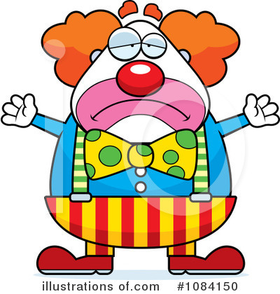 Royalty-Free (RF) Clown Clipart Illustration by Cory Thoman - Stock Sample #1084150