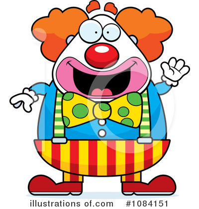 Royalty-Free (RF) Clown Clipart Illustration by Cory Thoman - Stock Sample #1084151