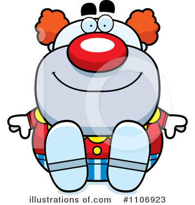 Royalty-Free (RF) Clown Clipart Illustration by Cory Thoman - Stock Sample #1106923