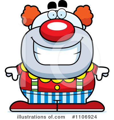 Royalty-Free (RF) Clown Clipart Illustration by Cory Thoman - Stock Sample #1106924