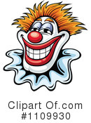 Clown Clipart #1109930 by Vector Tradition SM