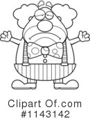 Clown Clipart #1143142 by Cory Thoman