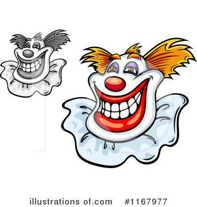 Royalty-Free (RF) Clown Clipart Illustration by Vector Tradition SM - Stock Sample #1167977