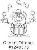 Clown Clipart #1240575 by Hit Toon