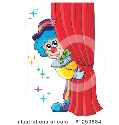 Clown Clipart #1259884 by visekart