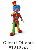 Clown Clipart #1310625 by Julos