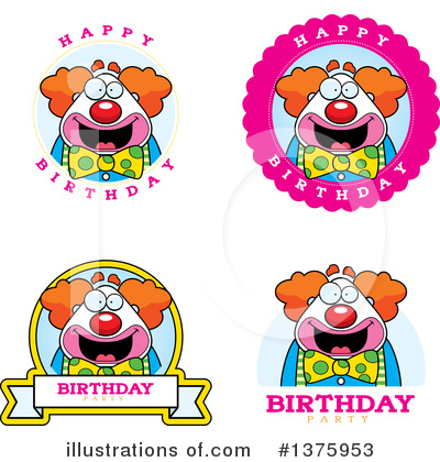 Royalty-Free (RF) Clown Clipart Illustration by Cory Thoman - Stock Sample #1375953