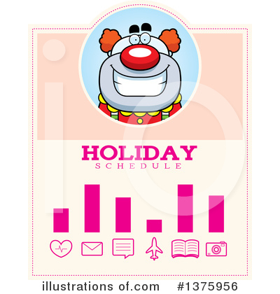 Royalty-Free (RF) Clown Clipart Illustration by Cory Thoman - Stock Sample #1375956