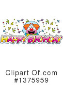 Clown Clipart #1375959 by Cory Thoman