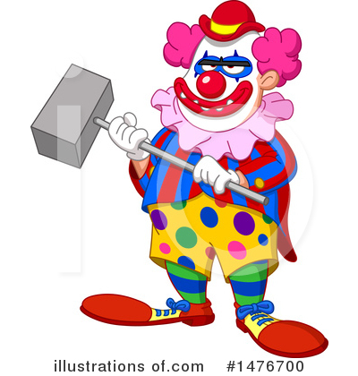 Royalty-Free (RF) Clown Clipart Illustration by yayayoyo - Stock Sample #1476700
