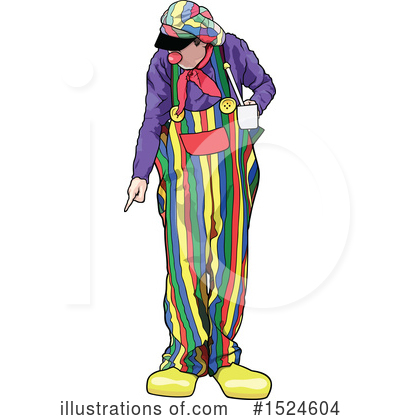 Royalty-Free (RF) Clown Clipart Illustration by dero - Stock Sample #1524604