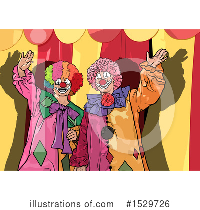 Royalty-Free (RF) Clown Clipart Illustration by dero - Stock Sample #1529726