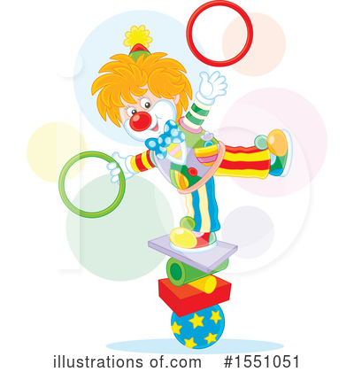 Royalty-Free (RF) Clown Clipart Illustration by Alex Bannykh - Stock Sample #1551051