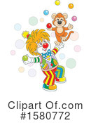 Clown Clipart #1580772 by Alex Bannykh