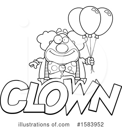 Royalty-Free (RF) Clown Clipart Illustration by Cory Thoman - Stock Sample #1583952