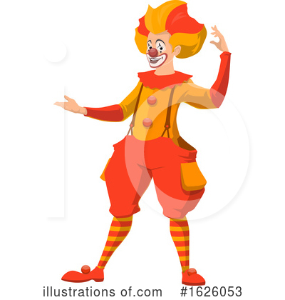 Royalty-Free (RF) Clown Clipart Illustration by Vector Tradition SM - Stock Sample #1626053