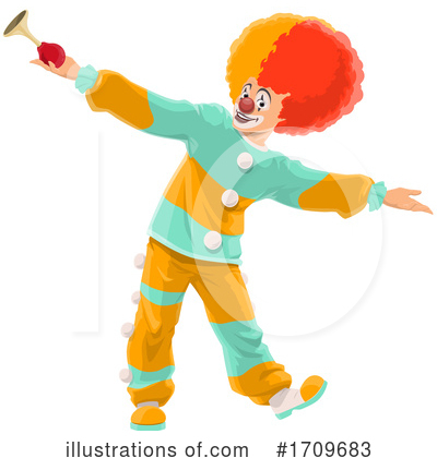 Royalty-Free (RF) Clown Clipart Illustration by Vector Tradition SM - Stock Sample #1709683