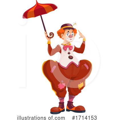 Royalty-Free (RF) Clown Clipart Illustration by Vector Tradition SM - Stock Sample #1714153