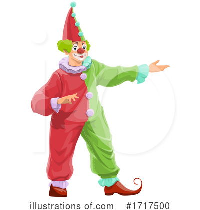 Royalty-Free (RF) Clown Clipart Illustration by Vector Tradition SM - Stock Sample #1717500