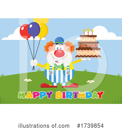 Clown Clipart #1739854 by Hit Toon