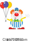 Clown Clipart #1739860 by Hit Toon