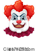Clown Clipart #1742580 by Vector Tradition SM