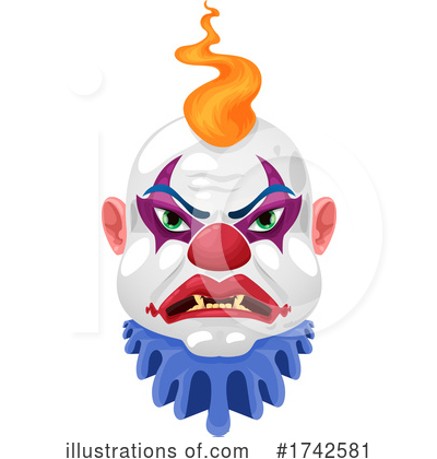 Clown Clipart #1742581 by Vector Tradition SM