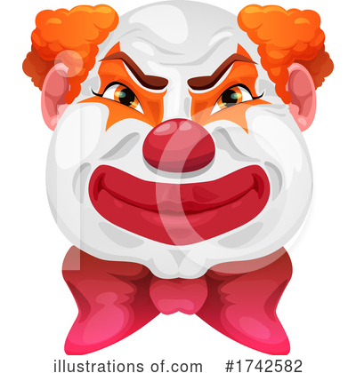 Clown Clipart #1742582 by Vector Tradition SM