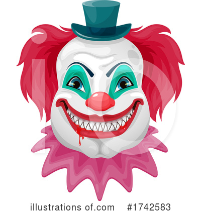 Clown Clipart #1742583 by Vector Tradition SM