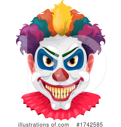 Clown Clipart #1742585 by Vector Tradition SM