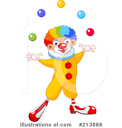 Clown Clipart #213888 by Pushkin