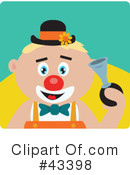 Clown Clipart #43398 by Dennis Holmes Designs