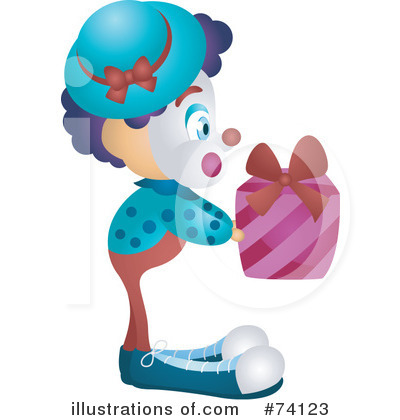 Royalty-Free (RF) Clown Clipart Illustration by BNP Design Studio - Stock Sample #74123
