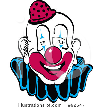 Royalty-Free (RF) Clown Clipart Illustration by Andy Nortnik - Stock Sample #92547