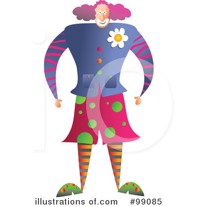 Royalty-Free (RF) Clown Clipart Illustration by Prawny - Stock Sample #99085