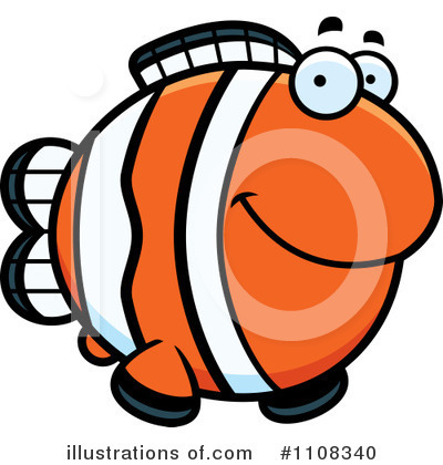 Royalty-Free (RF) Clownfish Clipart Illustration by Cory Thoman - Stock Sample #1108340