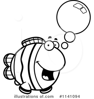 Royalty-Free (RF) Clownfish Clipart Illustration by Cory Thoman - Stock Sample #1141094