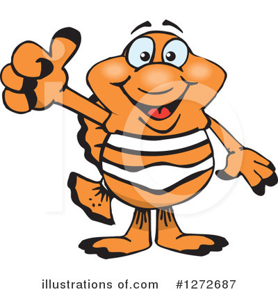 Royalty-Free (RF) Clownfish Clipart Illustration by Dennis Holmes Designs - Stock Sample #1272687