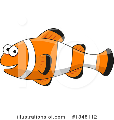 Royalty-Free (RF) Clownfish Clipart Illustration by Vector Tradition SM - Stock Sample #1348112