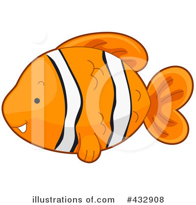 Royalty-Free (RF) Clownfish Clipart Illustration by BNP Design Studio - Stock Sample #432908