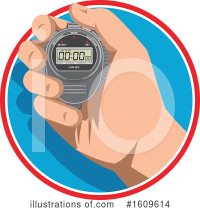 Stopwatch Clipart #1609614 by patrimonio