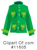 Coat Clipart #11605 by AtStockIllustration