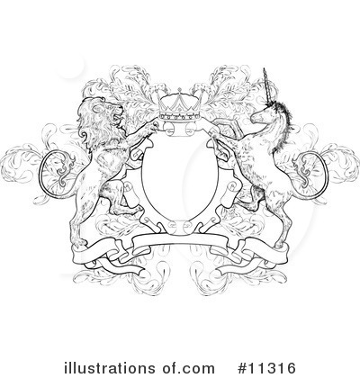 Royalty-Free (RF) Coat Of Arms Clipart Illustration by AtStockIllustration - Stock Sample #11316