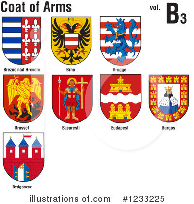 Royalty-Free (RF) Coat Of Arms Clipart Illustration by dero - Stock Sample #1233225